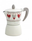 CAFETERA ESPRESSO EN ALUMINIO PARA 3 TAZAS MOD: HAPPY DAY