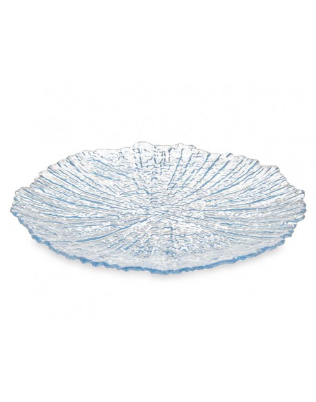 PLATO POSTRE AZUL 21CM