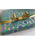 CAJA CUADRADO COLGANTES NAVIDEÑOS VERDE HINDU