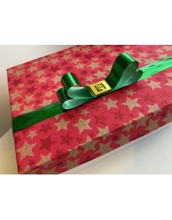 CAJA RECTANGULAR ESTRELLAS NAVIDEÑAS HINDU