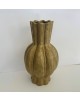FLORERO EN CERAMICA GRANDE ORO VIEJO