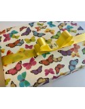 CAJA PAPEL ITALIANO MARIPOSAS 25 X 25 + 8CM