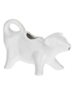 LECHERA EN PORCELANA BLANCA MOD. VAQUITA