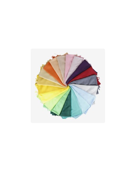 PASHMINA ITALIANA ALGODON C/SEDA COLORES SURT.