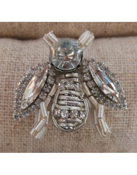 BROCHE ABEJA  PLATA