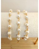 PULSERA Y PERLAS NATURALES