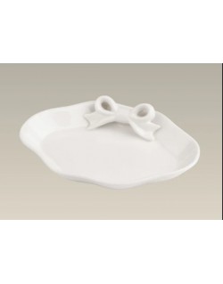 BOMBONERA PARA DULCES PORCELANA C/LAZO