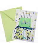 TARJETA HECHO A MANO MOD: CONFETTI CUMPLEAÑOS