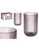 VASO X6 ALTO ROSA RAYAS 430ML