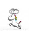 LLAVERO EN METAL CROMADO MOD: UNICORNIO