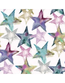 SERVILLETA DE COMIDA MOD: ESTRELLAS ACUARELA