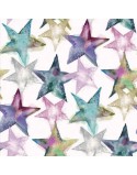 SERVILLETA DE COMIDA MOD: ESTRELLAS ACUARELA