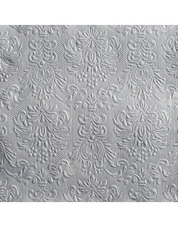 SERVILLETA DE COMIDA MOD: ELEGANTE PLATA
