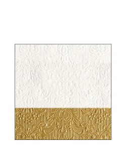SERVILLETA DE BEBIDA MOD: ELEGANCIA EN ORO