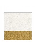 SERVILLETA DE BEBIDA MOD: ELEGANCIA EN ORO