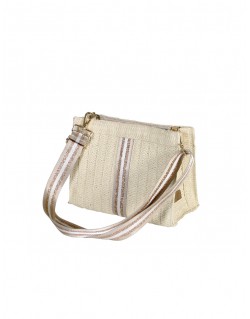 BOLSO BANDOLERA TIRA DOREE NATURAL