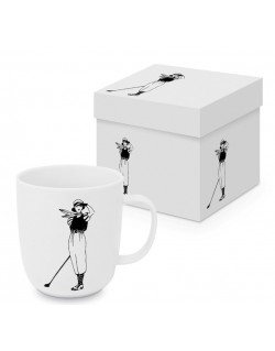 TAZA EN CAJA DECORATIVA MOD: TALLER DE GOLF