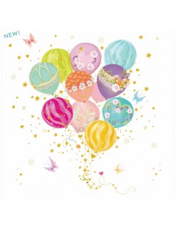 SERVILLETA DE BEBIDA MOD: GLOBOS