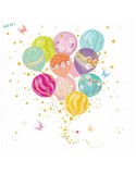 SERVILLETA DE BEBIDA MOD: GLOBOS