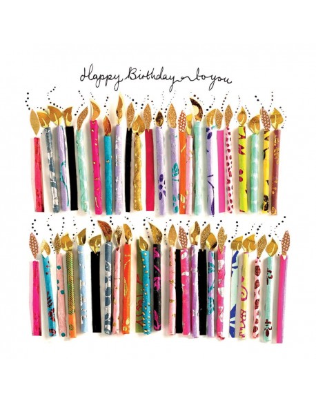 SERVILLETA DE COMIDA MOD: VELAS FELICES