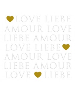 SERVILLETA DE COMIDA MOD: CARTAS DE AMOR Y PERLAS