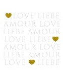 SERVILLETA DE COMIDA MOD: CARTAS  DE AMOR Y PERLAS