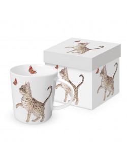 TAZA EN CAJA DECORATIVA MOD: CELINE
